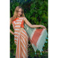Embellished Women's Linen Printed Saree With Blouse Piece