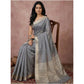 Classy Women's Cotton Printed Saree With Blouse Piece