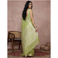 Classy Women's Cotton Printed Saree With Blouse Piece