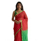 Classy Women's Cotton Printed Saree With Blouse Piece