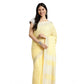 Wonderful Women's Linen Cotton Printed Saree With Blouse Piece