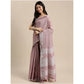 Wonderful Women's Linen Cotton Printed Saree With Blouse Piece