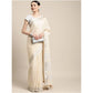 Wonderful Women's Linen Cotton Printed Saree With Blouse Piece