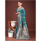 Designer Women's Banarasi Silk Printed Saree With Blouse Piece