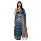 Beautiful Women's Banarasi Silk Printed Saree With Blouse Piece
