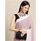 Pretty Women's Linen Printed Saree With Blouse Piece