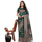 Adorable Women's Silk Printed Saree With Blouse Piece