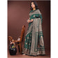 Adorable Women's Silk Printed Saree With Blouse Piece