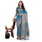Adorable Women's Silk Printed Saree With Blouse Piece