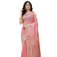 Stylish Women's Linen Cotton Printed Saree With Blouse Piece