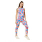 Fancy Women's Polyester Lycra Printed Sleeveless Active Wear