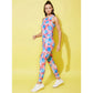 Fancy Women's Polyester Lycra Printed Sleeveless Active Wear