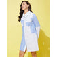 Sizzling Women's Denim Solid Long Sleeves Dress