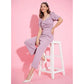 Sizzling Women's Polyester Lycra Solid Puff Sleeve Jumpsuit