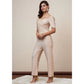 Sizzling Women's Polyester Shimmer Self Design Short Sleeve Jumpsuit
