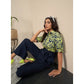 Amazing Women's Polyester Floral Half Sleeves Jumpsuit