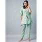Marvellous Women's Rayon Floral Kaftan Sleeve Night Suit
