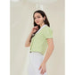 Amazing Women's Cotton Striped Half Sleeve Shirt