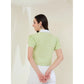 Amazing Women's Cotton Striped Half Sleeve Shirt