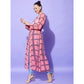 Ravishing Women's Polyester Check Long Sleeves Shrug