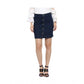 Versatile Women's Denim Front Button Buttoned Skirt