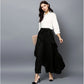 Gorgeous Women's Rayon Ruffled Elasticated Skirt