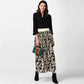 Marvellous Women's Georgette Chain Print Elasticated Skirt