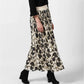 Marvellous Women's Georgette Chain Print Elasticated Skirt