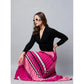 Voguish Women's Satin Pleated Elasticated Skirt