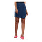 Magnificent Women's Denim Lycra Solid Button Skirt