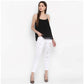 Lovely Women's Polyester Embellished Shoulder Straps Top