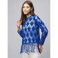 Lovely Women's Lace Self Design Long Sleeves Top