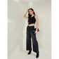 Lovely Women's Denim Lycra Solid Sleeveless Top
