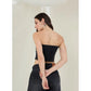 Lovely Women's Denim Lycra Solid Sleeveless Top