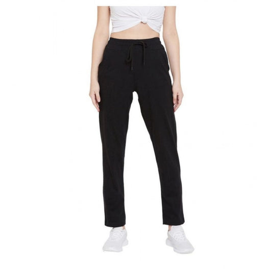 Alluring Women's Cotton Solid Elasticated Track Pants