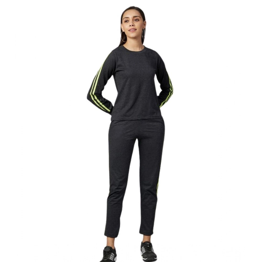 Ravishing Women's Cotton Solid Long Sleeves Tracksuit