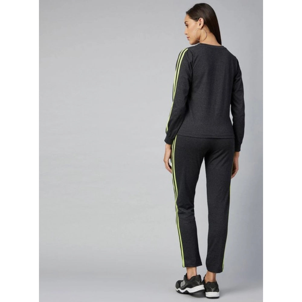 Ravishing Women's Cotton Solid Long Sleeves Tracksuit