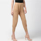 Voguish Women's Polyester Solid Elasticated Trousers