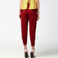 Voguish Women's Polyester Solid Elasticated Trousers