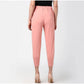 Voguish Women's Polyester Solid Elasticated Trousers