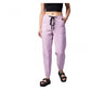 Marvellous Women's Coton Twill Solid Elasticated Trousers