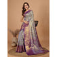 Superb Women's Jacquard Saree With Blouse Piece