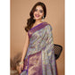 Superb Women's Jacquard Saree With Blouse Piece
