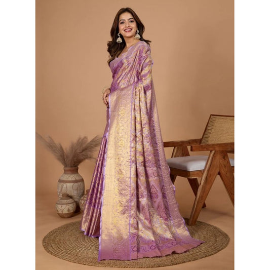 Superb Women's Jacquard Saree With Blouse Piece