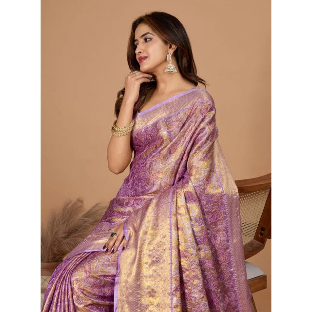 Superb Women's Jacquard Saree With Blouse Piece