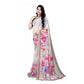 Awesome Women's Georgette Floral Printed Saree With Blouse Piece