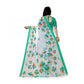 Awesome Women's Georgette Floral Printed Saree With Blouse Piece