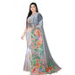 Awesome Women's Georgette Floral Printed Saree With Blouse Piece