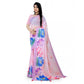 Awesome Women's Georgette Floral Printed Saree With Blouse Piece