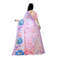 Awesome Women's Georgette Floral Printed Saree With Blouse Piece